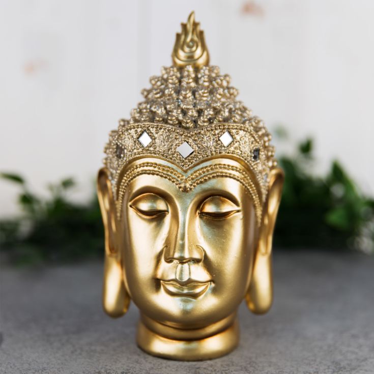 Gold Thai Buddha Figurine 19.2cm product image