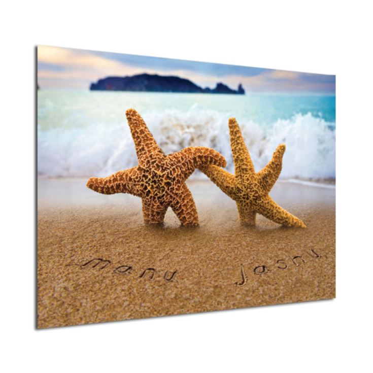 Personalised Poster Starfish Design product image