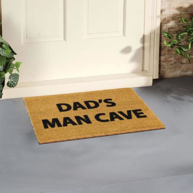 Dad's Man Cave Doormat The GIft Experience
