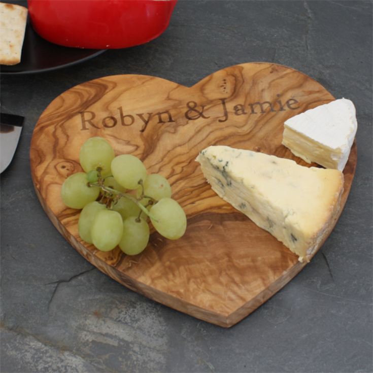 Personalised Heart Shaped Chopping Board product image