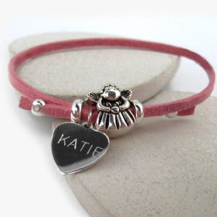 Engraved Fairy Suede Bracelet product image