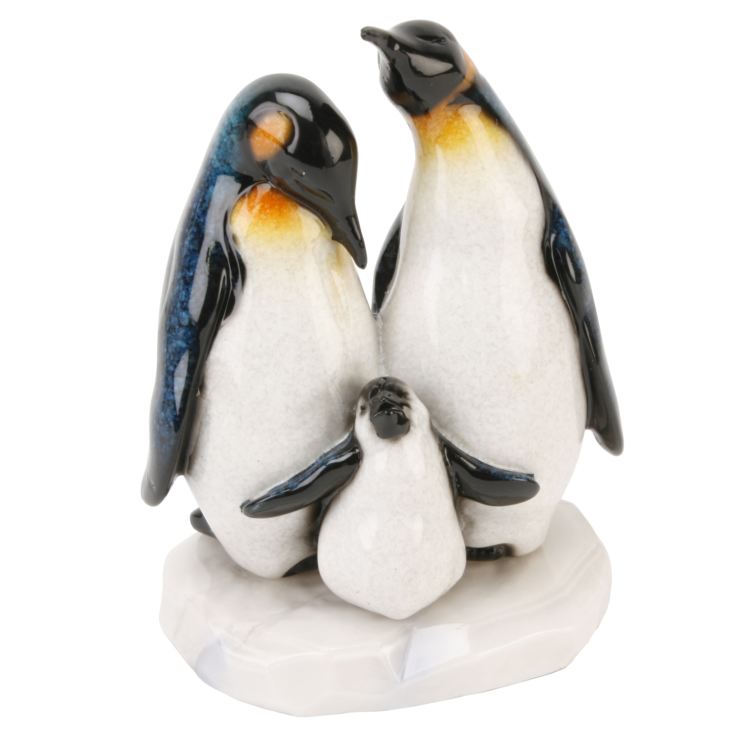 Naturecraft Polished Stone Effect - Penguin Family product image