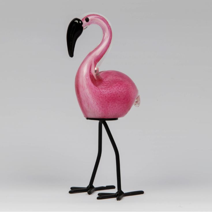 Objets dArt Glass Figurine Flamingo product image
