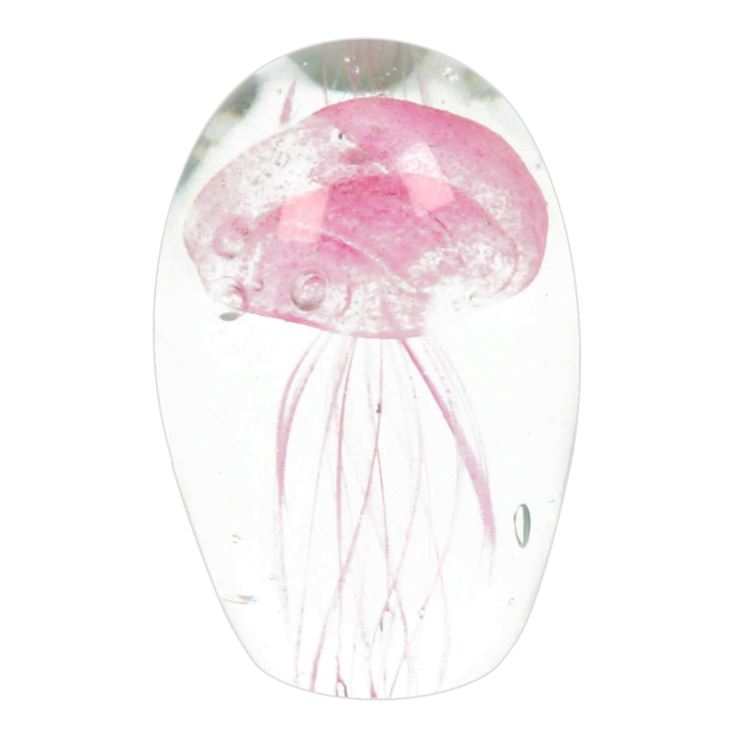 Objets d'art Glass Figurine - Pink Jelly Fish product image