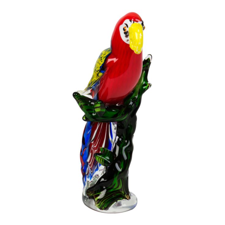 Objets d'art Glass Figurine - Red Parrot product image