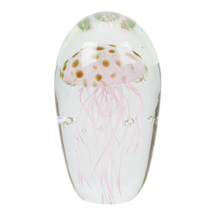 Objets d'art Glass Figurine - White Jelly Fish product image