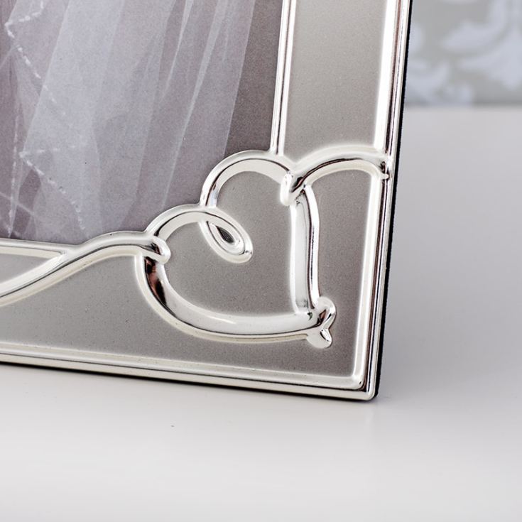 Personalised Satin Heart 8x10 Photo Frame The Gift Experience