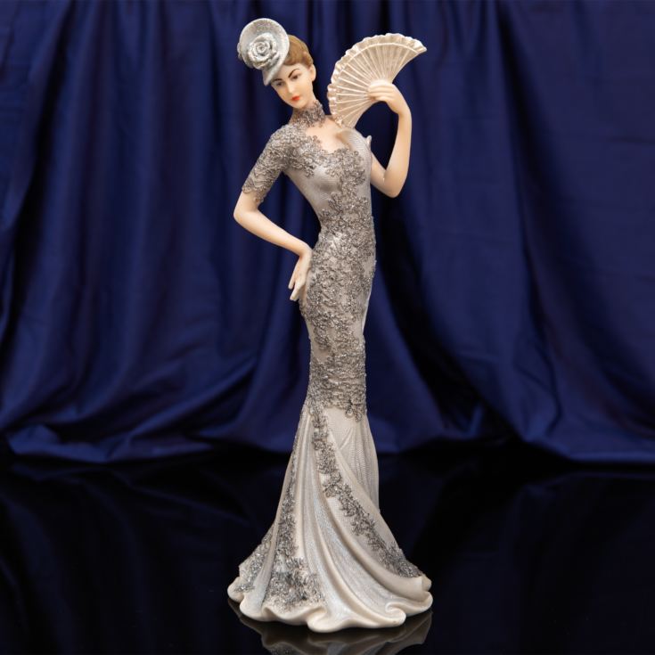 Bolero Collection Lady Figurine in Grey Dress product image