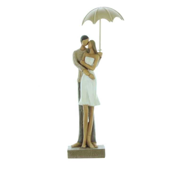 Rainy Day Collection Resin Figurine - Couple Embracing product image