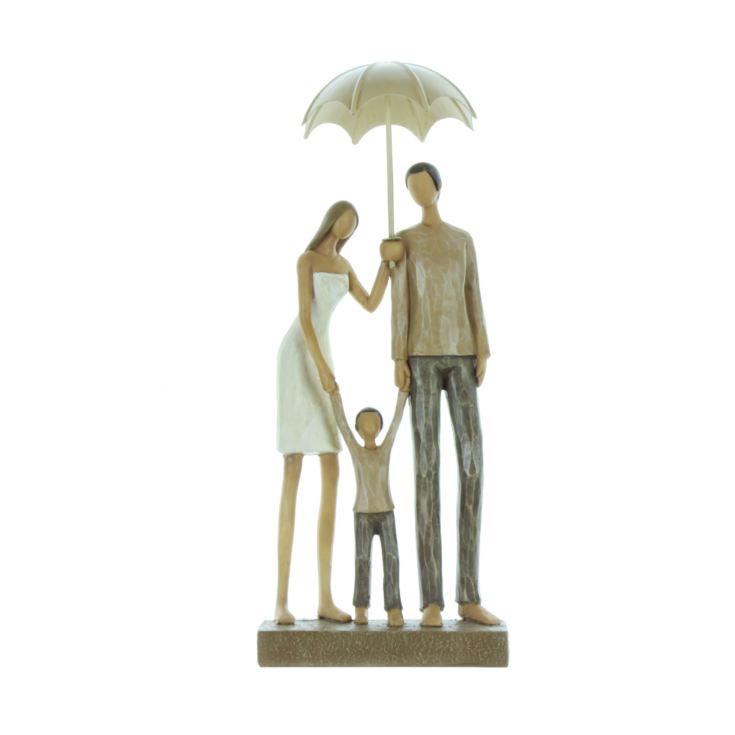 Rainy Day Collection Resin Figurine - Mother, Father & Son product image