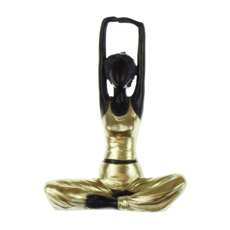 Yoga Pose Figurine Black & Gold - Easy product image
