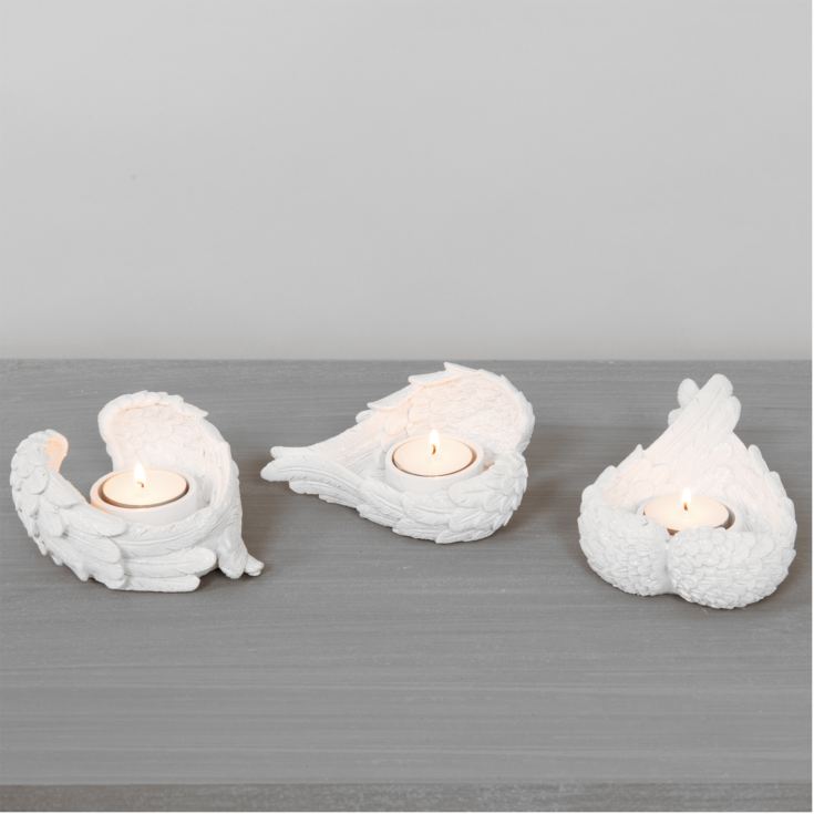 Thoughts Of You Cherub Wing Set of 3 Tealight Holder product image