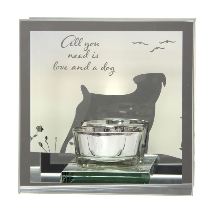 Reflections Of The Heart Mirror Tealight Holder - Dog product image