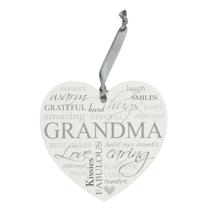 Heartfelt Moments Grandma Heart Plaque & Ribbon product image