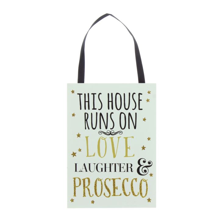 Signography Sparkling Prosecco Plaque 'This House' product image