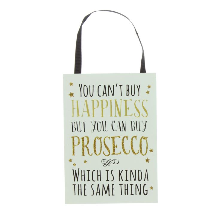 Signography Sparkling Prosecco MDF Plaque - You Can't Buy product image