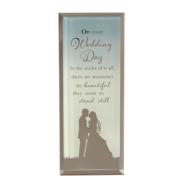 Reflections Of The Heart Wedding Standing Plaque product image