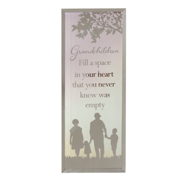 Reflections Of The Heart Grandchildren Standing Plaque product image