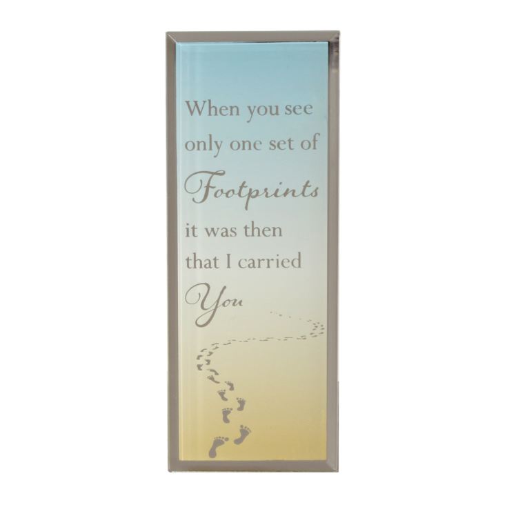 Reflections Of The Heart Plaque - Footprints product image