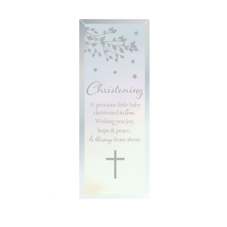 Reflections Of The Heart Christening Standing Plaque product image