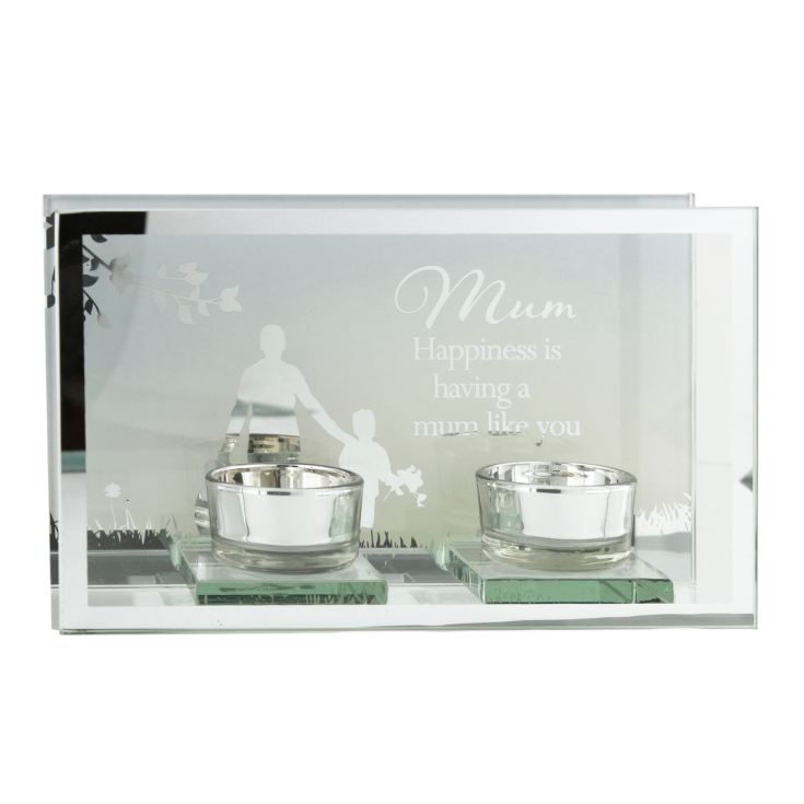 Reflections Of The Heart Mirror Double Tealight - Mum product image