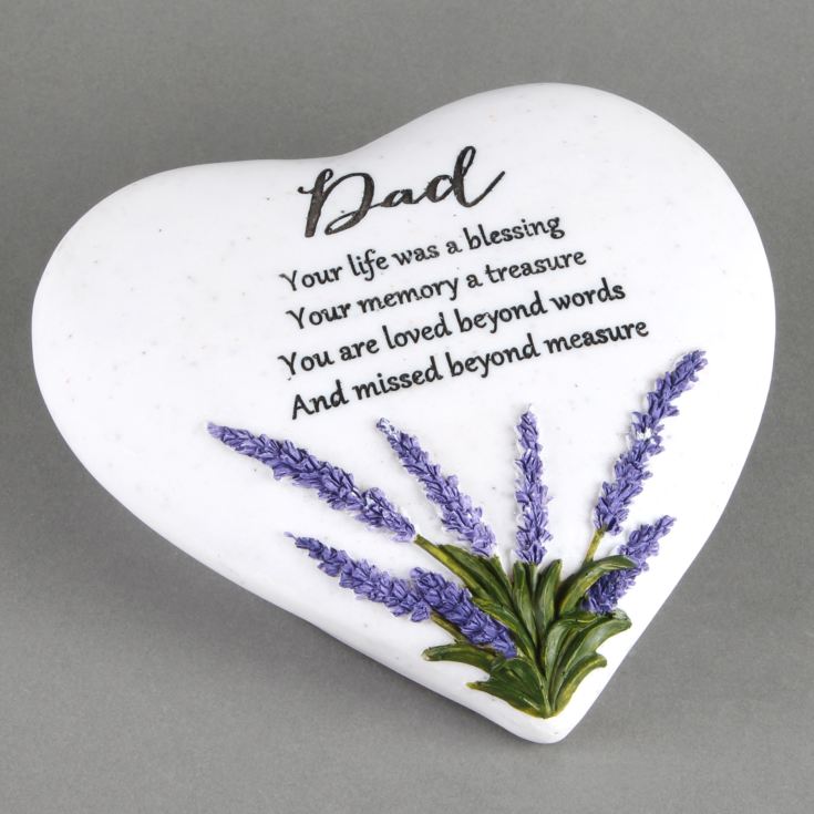 In Loving Memory Thoughts Of You Heart Stone - Dad product image