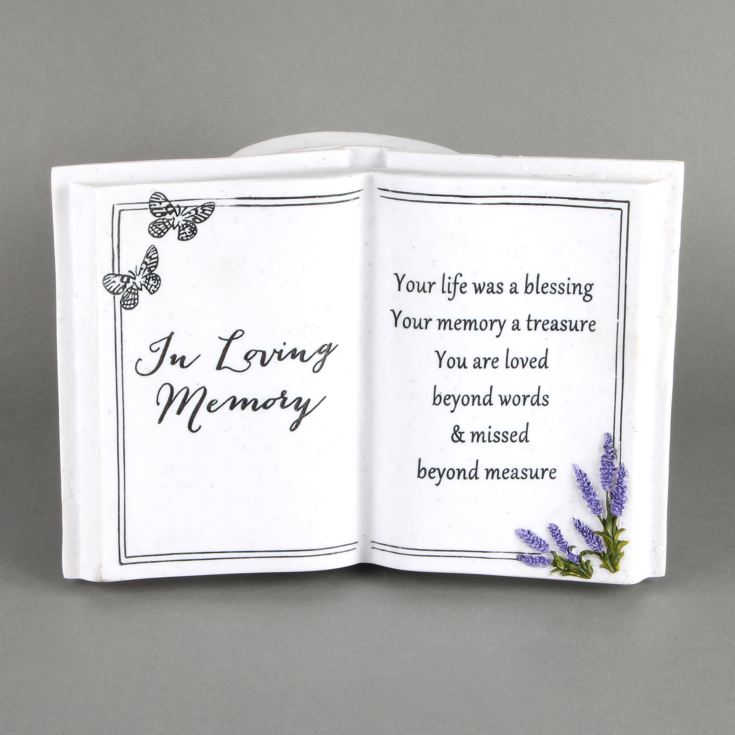 Thoughts Of You 'In Loving Memory' Graveside Book Vase product image