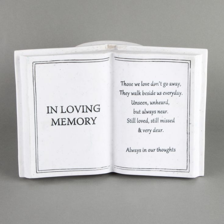 Thoughts Of You Graveside Book Vase - In Loving Memory product image