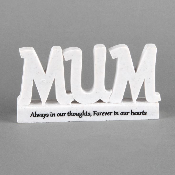 Thoughts Of You 'Mum' Memorial 3D Plaque product image