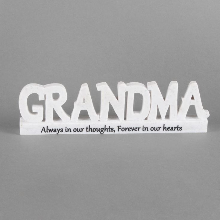 Thoughts Of You Memorial 3D Words - Grandma product image