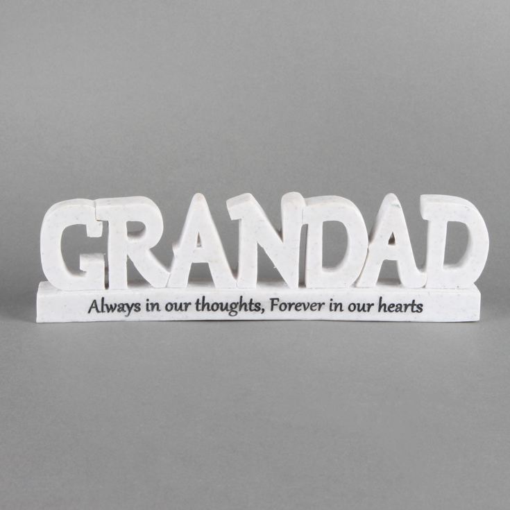 Thoughts Of You 'Grandad' Memorial 3D Plaque product image