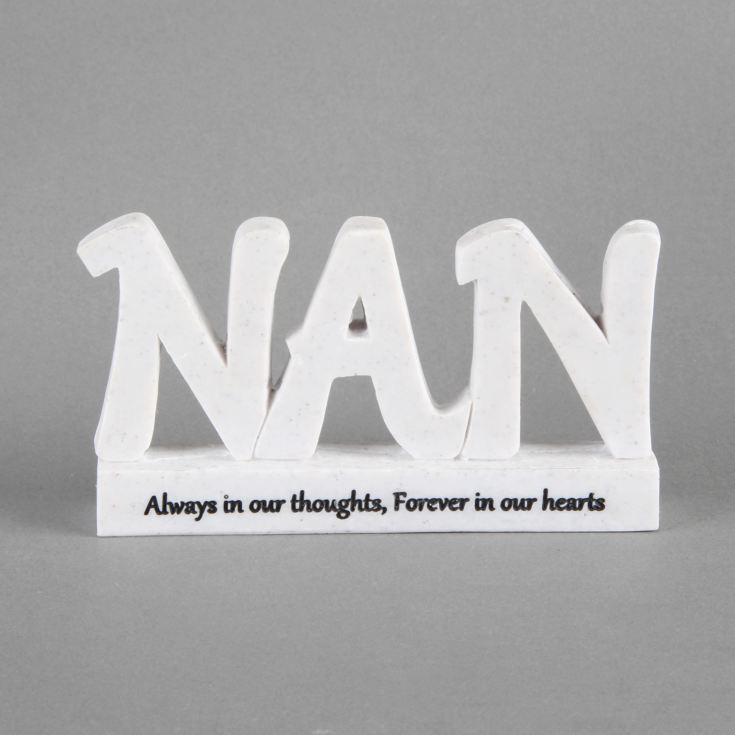 Thoughts Of You 'Nan' Memorial 3D Plaque product image