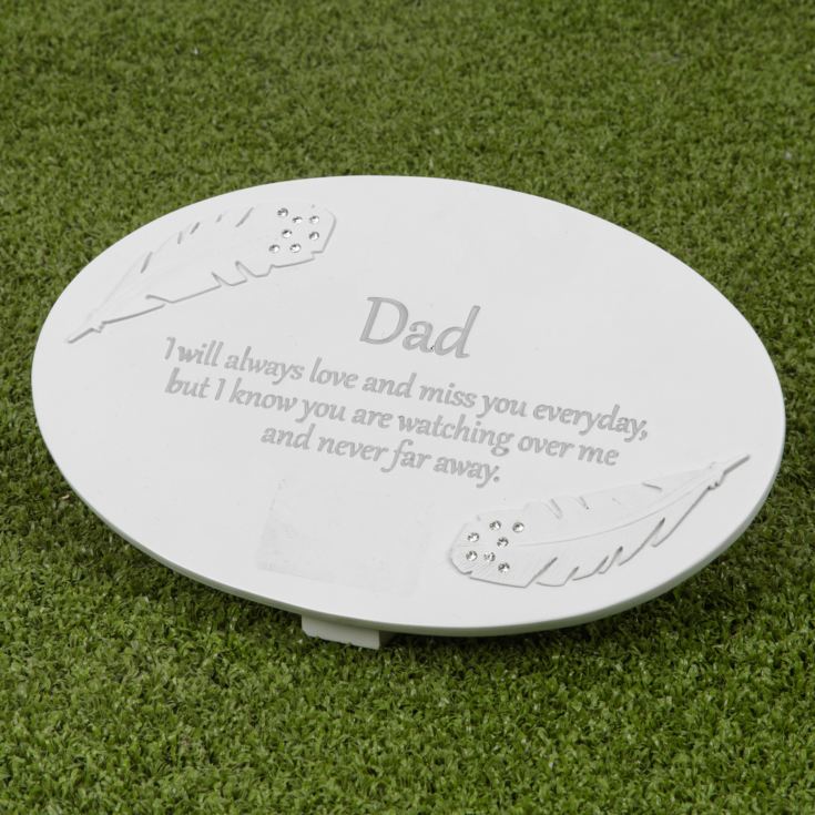 Thoughts of You Resin Memorial Plaque - Dad product image