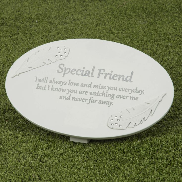 Thoughts of You Resin Memorial Plaque - Special Friend product image