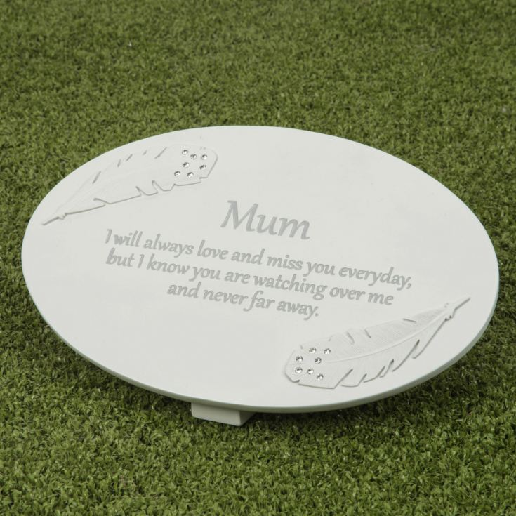 Thoughts of You Resin Memorial Plaque - Mum product image