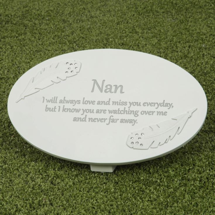 Thoughts of You Resin Memorial Plaque - Nan product image