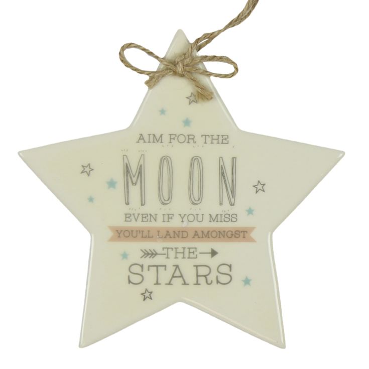 Love Life Star Plaque - Aim For The Moon product image