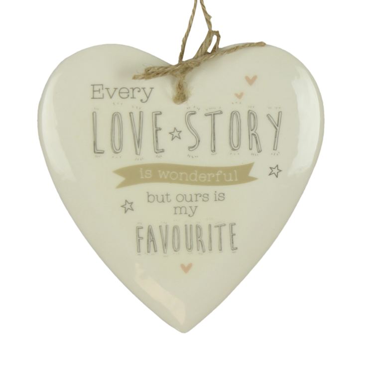 Love Life Heart Plaque - Love Story product image