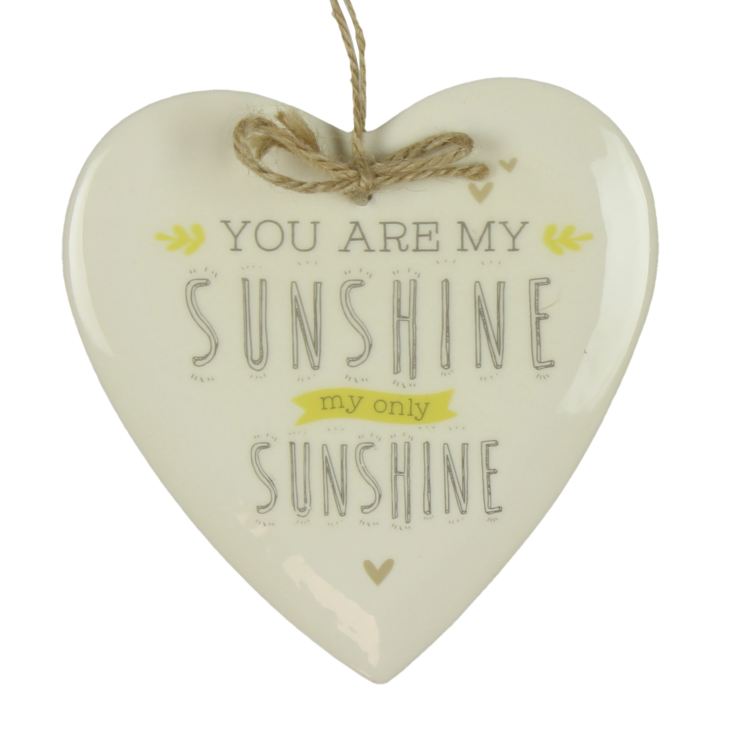 Love Life Heart Plaque - You Are My Sunshine product image
