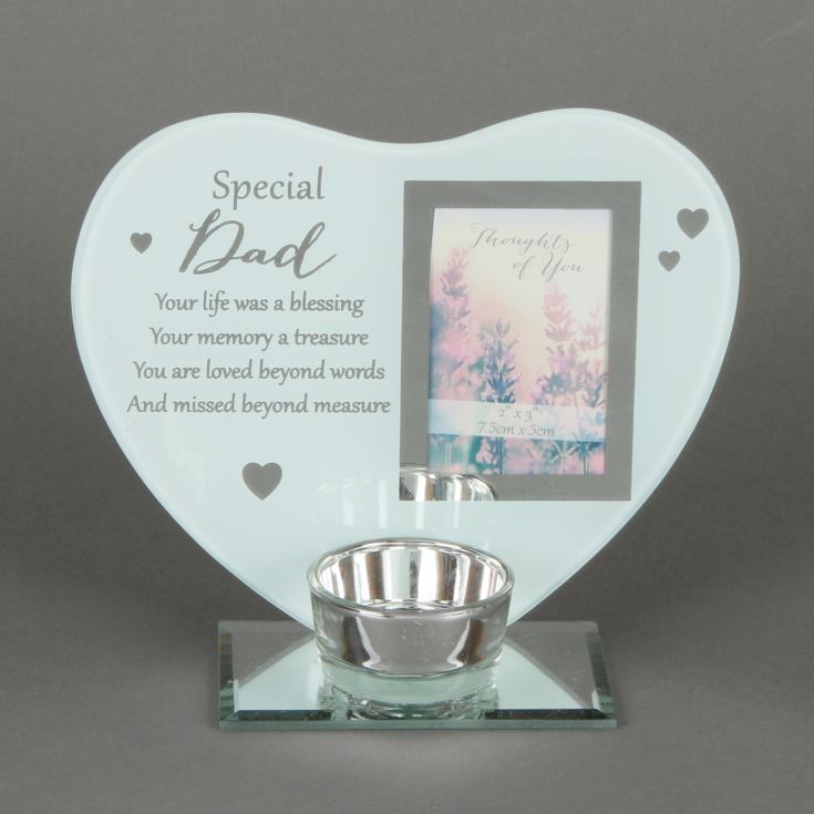 Thoughts of You 'Dad' Heart Tealight Holder product image