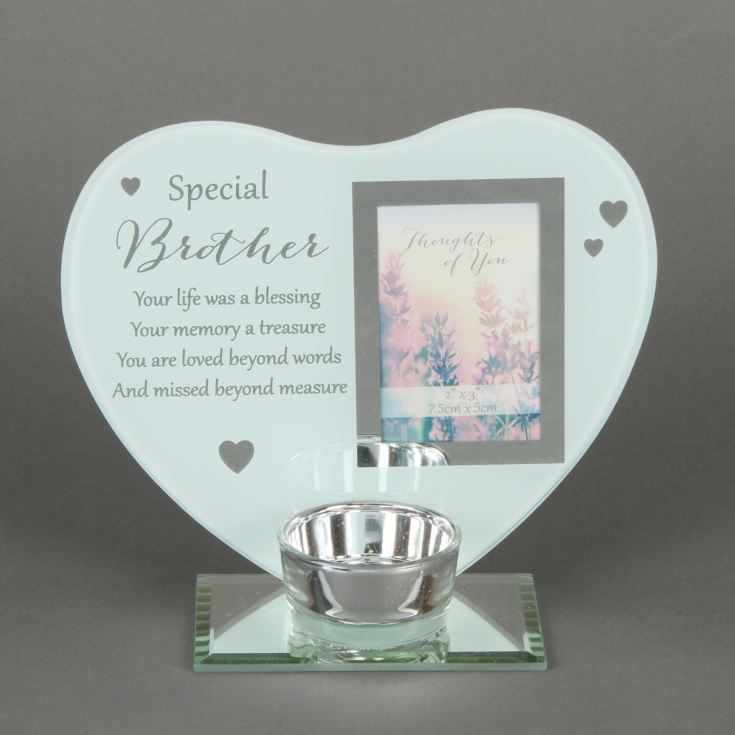 Thoughts of You 'Brother' Heart Tealight Holder product image