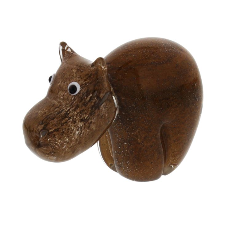 Objets d'art Glass Figurine - Hippo product image