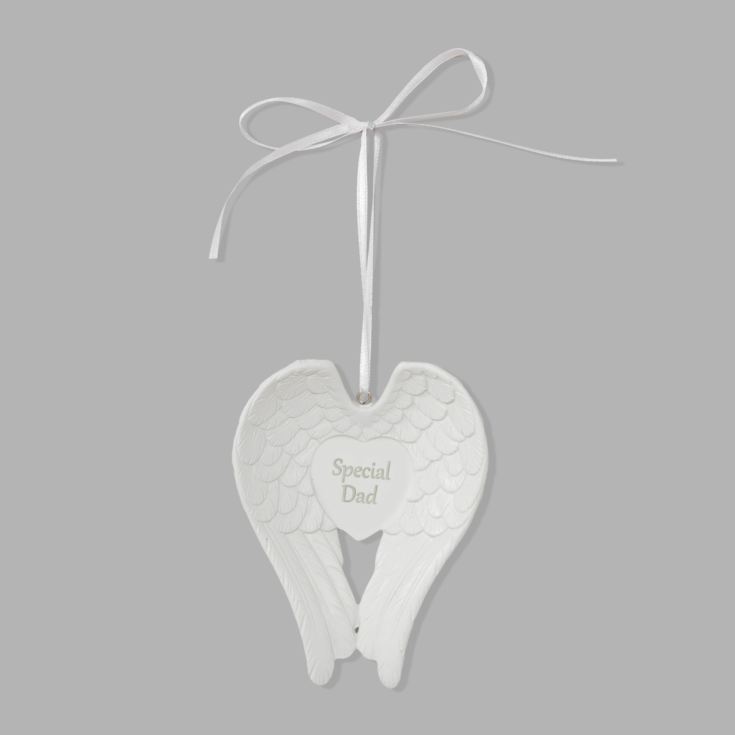 Thoughts of You Hanging Resin Wings Plaque - Dad product image