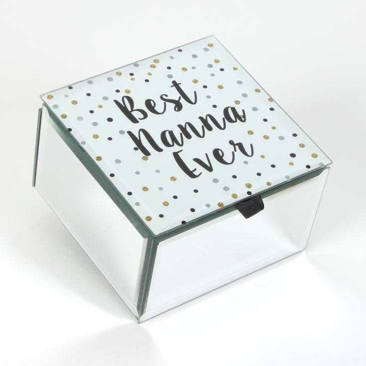 Celebration Glass Trinket Box - Best Nanna Ever product image