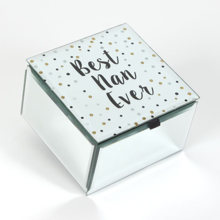 Celebrations Best Nan Ever Glass Trinket Box product image