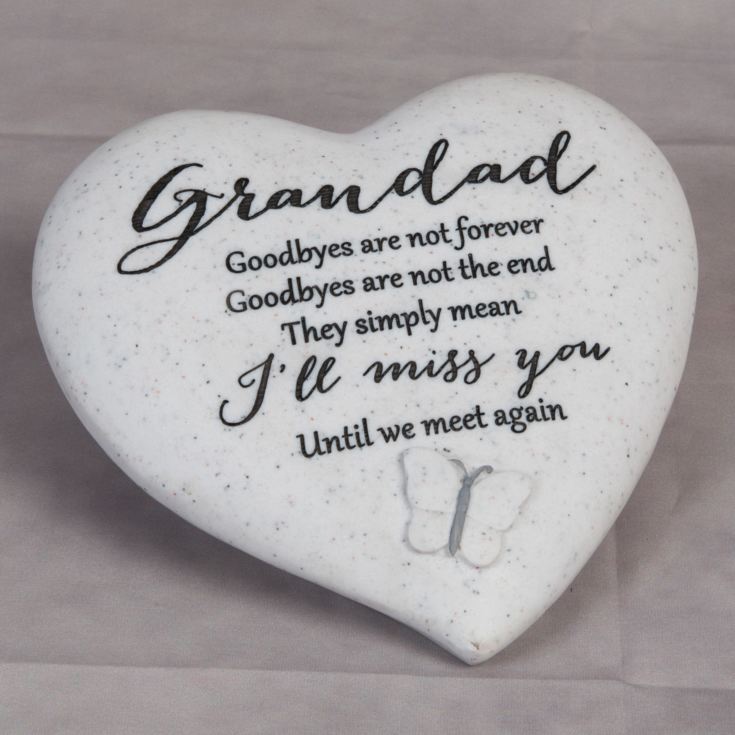 Thoughts Of You Graveside Heart - Grandad product image