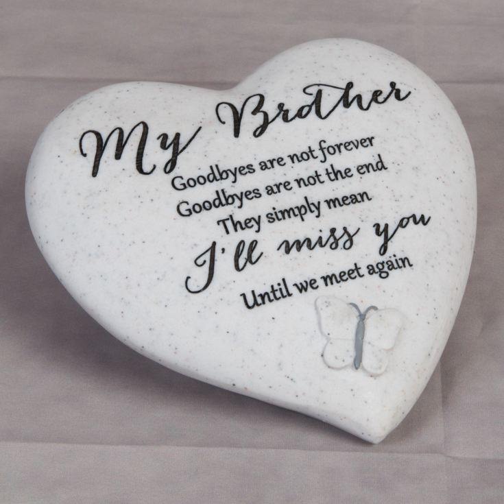Thoughts Of You Graveside Heart - Brother product image