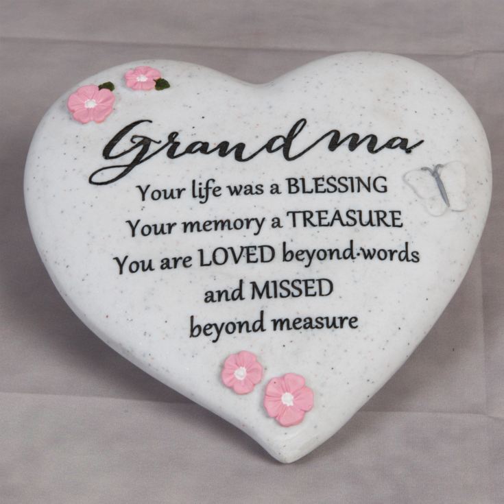 Thoughts Of You Graveside Heart - Grandma product image