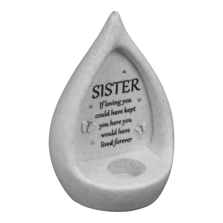 Thoughts Of You Teardrop Graveside Tealight Holder - Sister product image