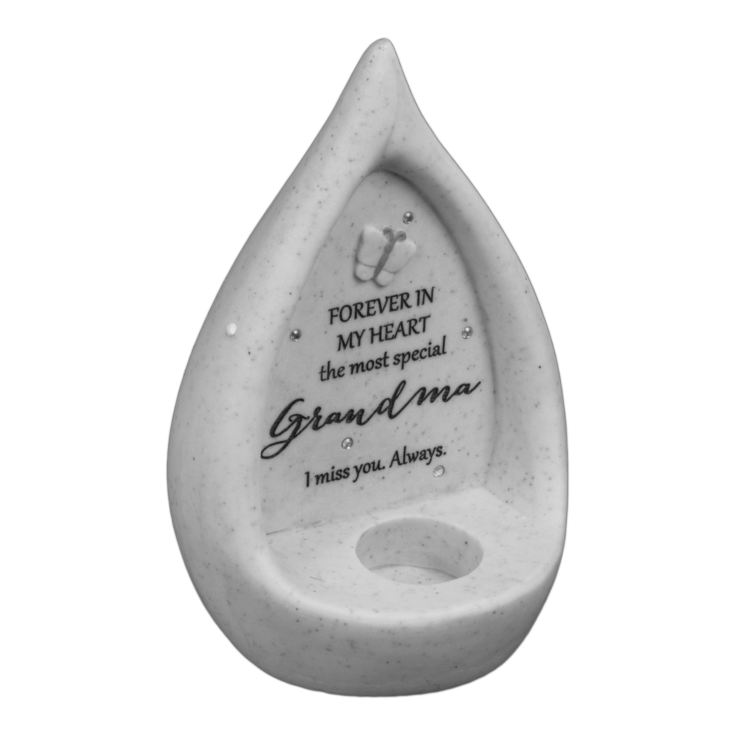 Thoughts of You Teardrop Graveside Tea Light Holder Grandma product image